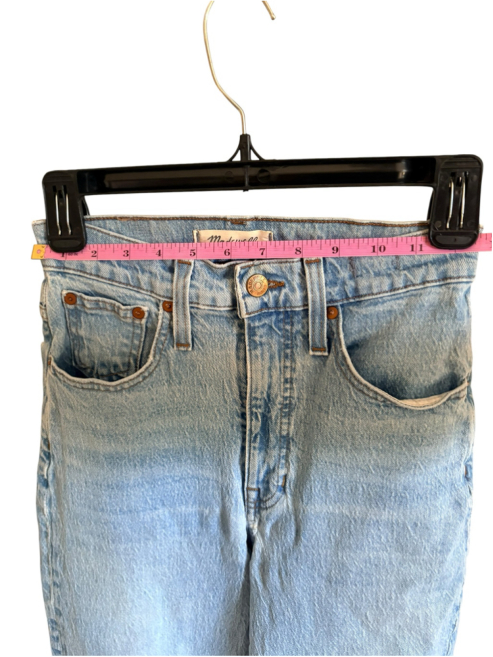 Women's Madewell Balloon High Rise Jeans Women’s Size 23 - Picture 7 of 10